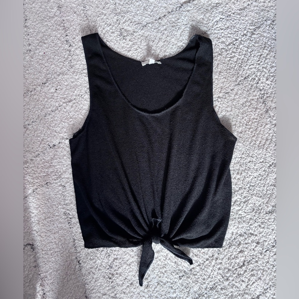 Wilfred Free Tie Front Tank Top Medium